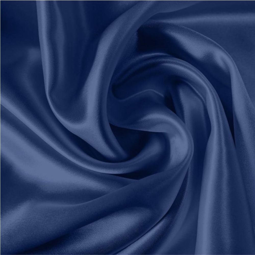 Blissy King Sized 100% Mulberry Silk Pillowcase in Navy Blue - Picture 7 of 11